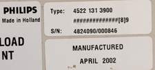 Medical Imaging Part Numbers - Philips