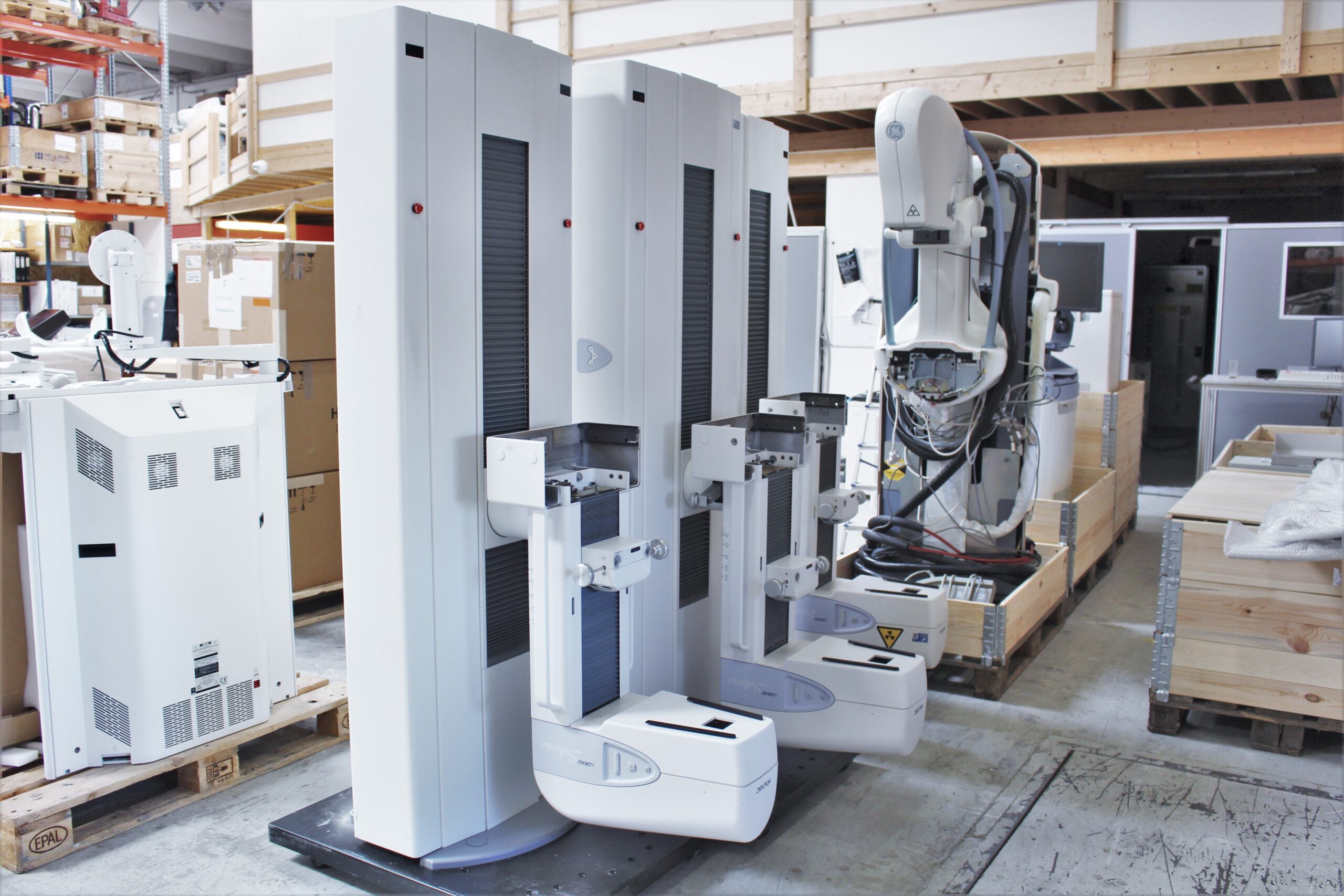 Digital mammography machine